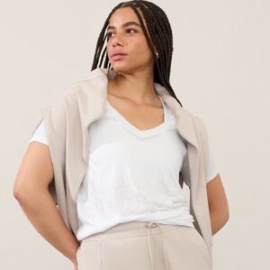 Athleta Breezy V Neck T Shirt